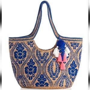 NWT Shiraleah Paola Tote - Blue